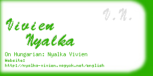 vivien nyalka business card